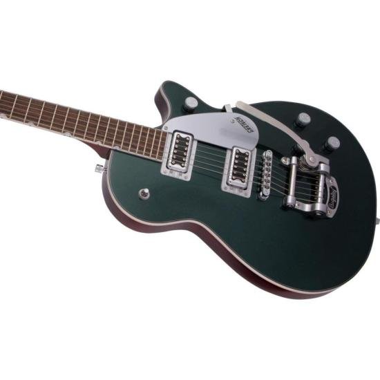 Guitarra Gretsch Electromatic G5230T FT Single-Cut Cadillac Green por 6.299,00 à vista no boleto/pix ou parcele em até 12x sem juros. Compre na loja Mundomax!