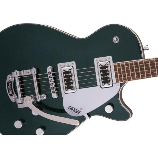 Guitarra Gretsch Electromatic G5230T FT Single-Cut Cadillac Green por 6.299,00 à vista no boleto/pix ou parcele em até 12x sem juros. Compre na loja Mundomax!