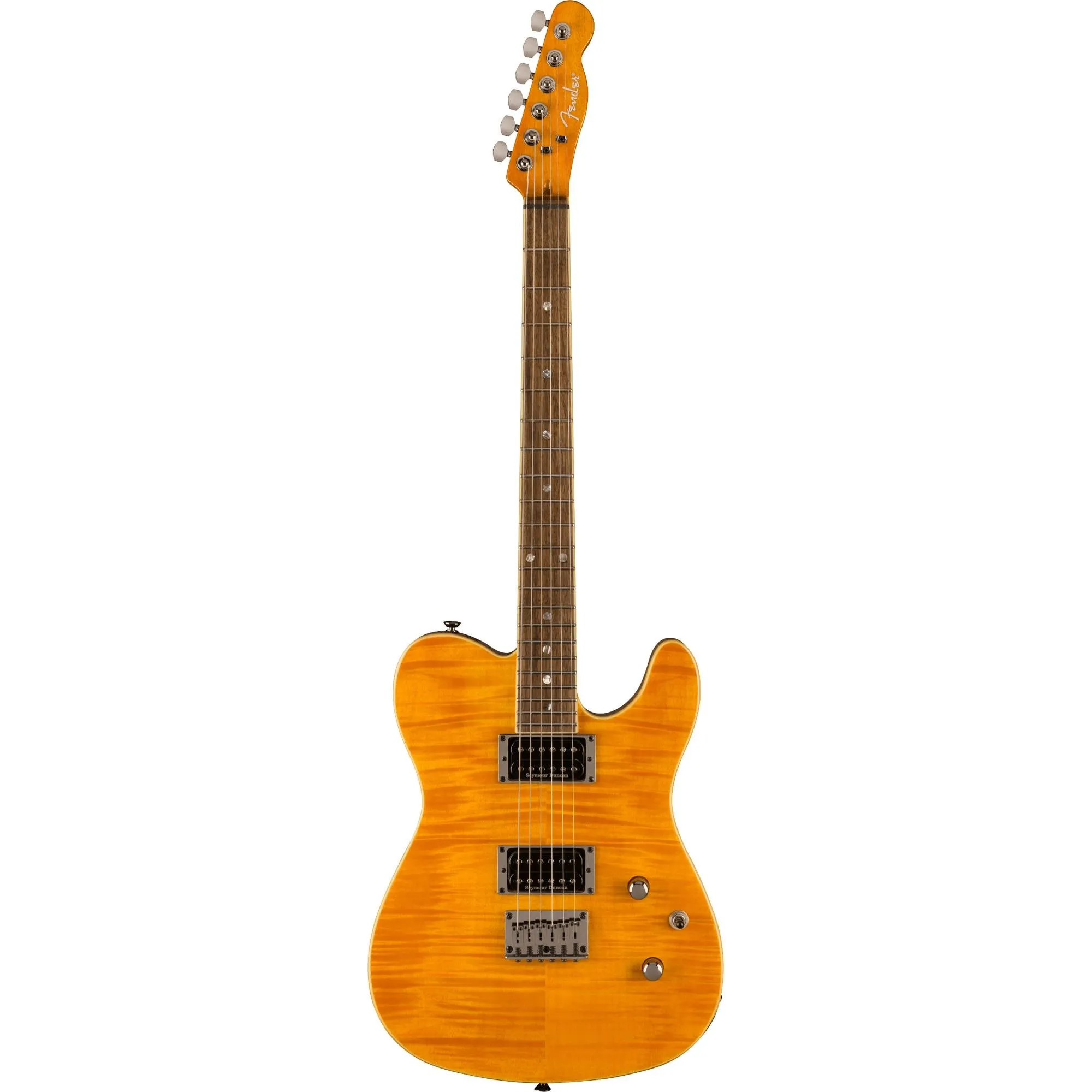 Guitarra Fender Telecaster Special Edition Custom FMT HH Amber por 8.499,99 à vista no boleto/pix ou parcele em até 12x sem juros. Compre na loja Mundomax!