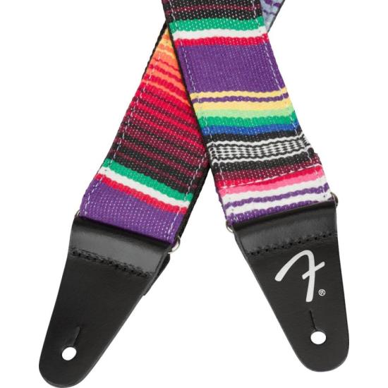 Correia Fender Serape Purple Multi por 199,99 à vista no boleto/pix ou parcele em até 7x sem juros. Compre na loja Mundomax!
