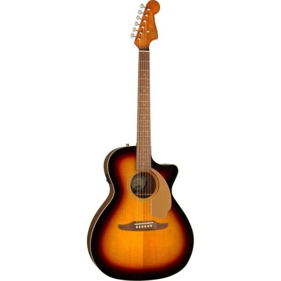 Violão Eletroacústico Fender Newporter Player Sunburst por 2.899,00 à vista no boleto/pix ou parcele em até 12x sem juros. Compre na loja Mundomax!