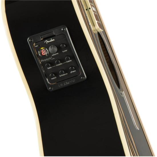O Baixolão Fender Kingman Bass Black é o instrumento perfeito para graves profundos e som encorpado. Qualidade Fender em um design elegante. Compre agora