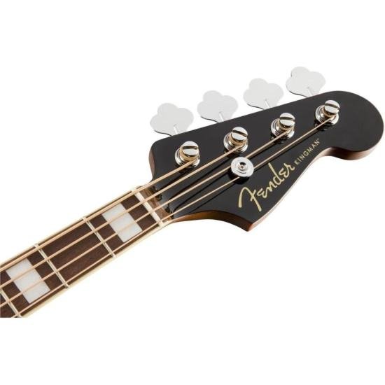 O Baixolão Fender Kingman Bass Black é o instrumento perfeito para graves profundos e som encorpado. Qualidade Fender em um design elegante. Compre agora
