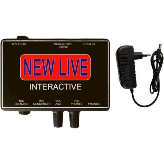Interface De Áudio Para Gravação E Interação Online Interactive New Live por 441,00 à vista no boleto/pix ou parcele em até 10x sem juros. Compre na loja Mundomax!