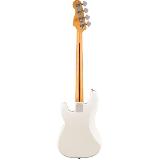 Descubra o Contrabaixo Precision Bass Classic Vibe 60s Squier Olympic White. Um instrumento de qualidade e estilo vintage com um som poderoso. Adquira o seu agora e eleve o seu talento musical