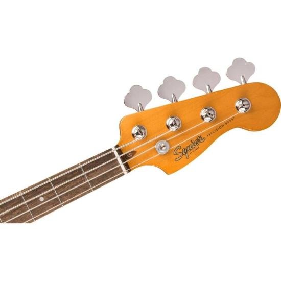 Descubra o Contrabaixo Precision Bass Classic Vibe 60s Squier Olympic White. Um instrumento de qualidade e estilo vintage com um som poderoso. Adquira o seu agora e eleve o seu talento musical