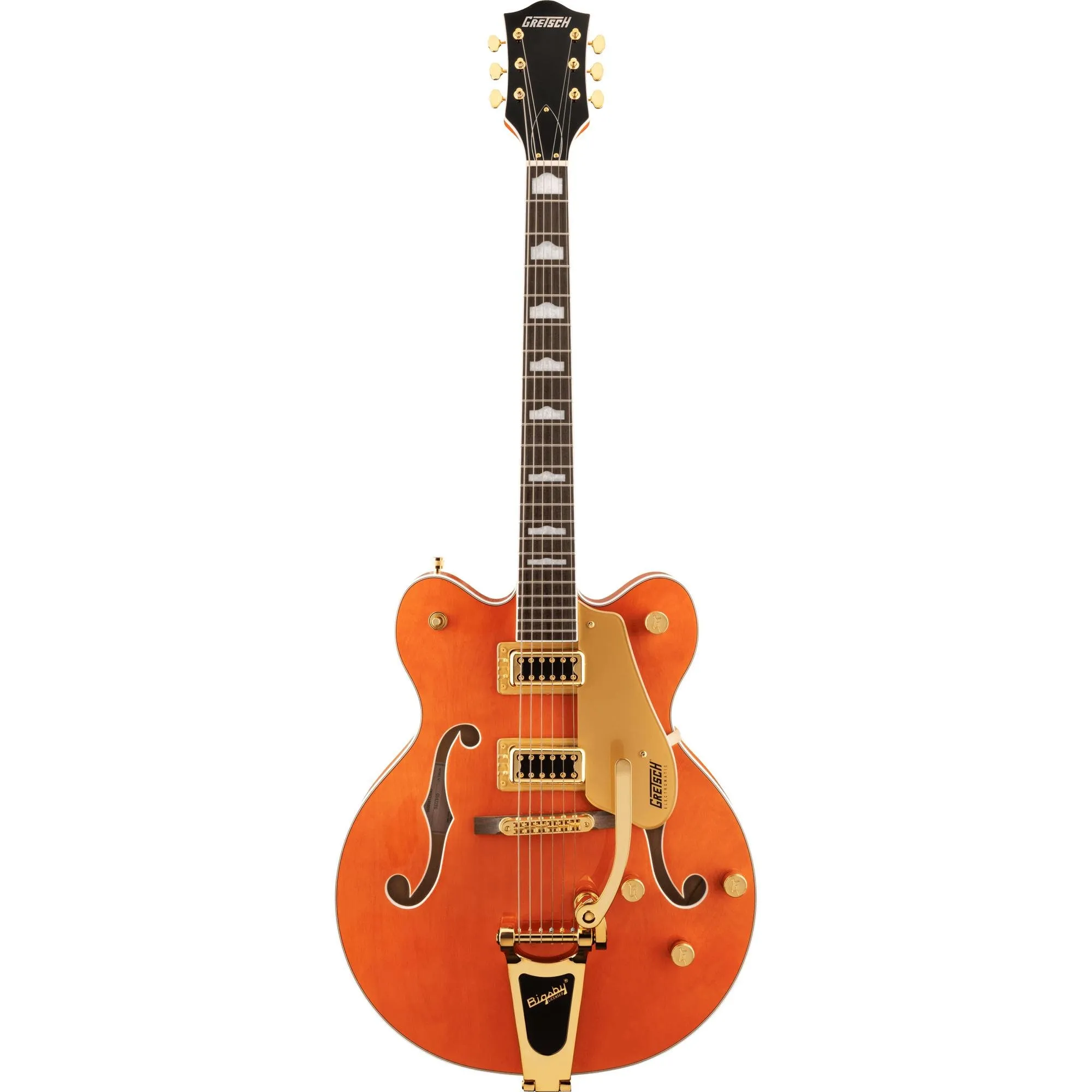 Guitarra Gretsch Eletromatic G5422TG Hollow Body Orange Stain por 8.499,99 à vista no boleto/pix ou parcele em até 12x sem juros. Compre na loja Mundomax!