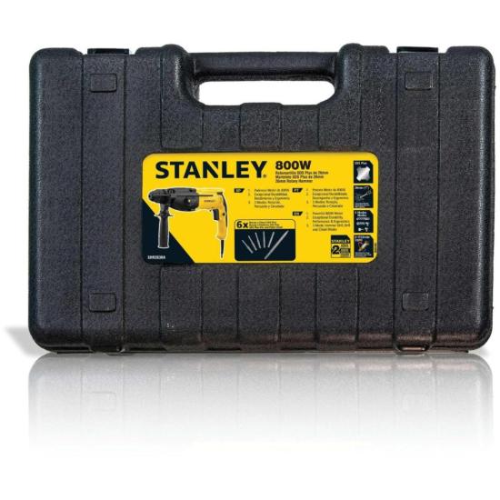 Martelete SDS 800w 26mm Com 6 Brocas SHR263KA-BR 127v Stanley por 701,99 à vista no boleto/pix ou parcele em até 10x sem juros. Compre na loja Mundomax!