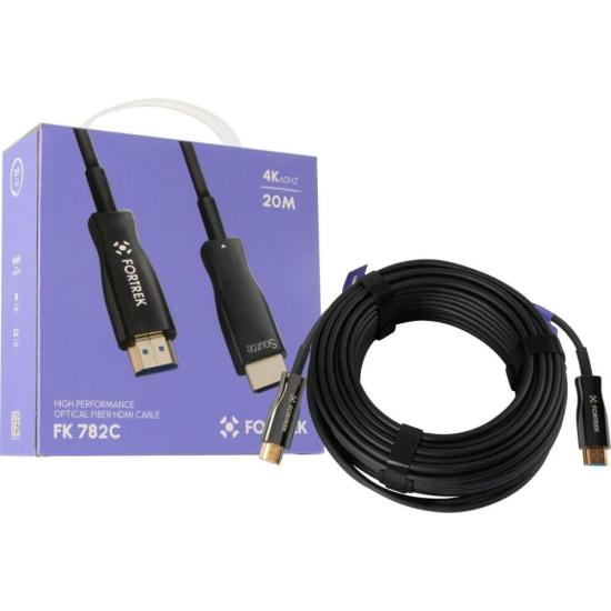 Cabo HDMI Fibra Óptica 4k FK782C 20m Fortrek (80457)