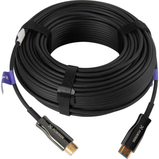 Cabo HDMI Fibra Óptica 4k FK 784C 40m Fortrek por 398,00 à vista no boleto/pix ou parcele em até 10x sem juros. Compre na loja Mundomax!