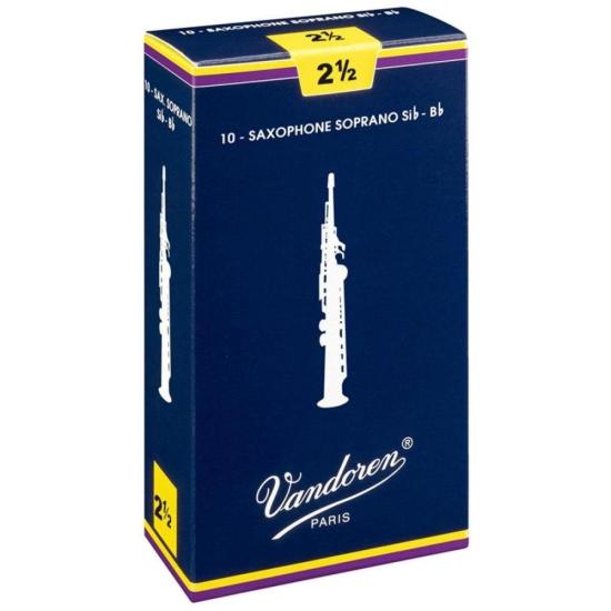 Palheta Tradicional Para Saxofone Soprano 2 ½ Vandoren SR2025 (80468)