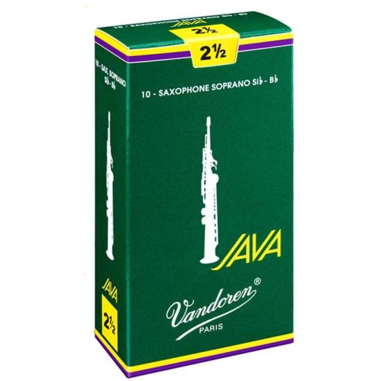 Palheta Java para Saxofone Soprano 2 ½ Vandoren SR3025 (80481)