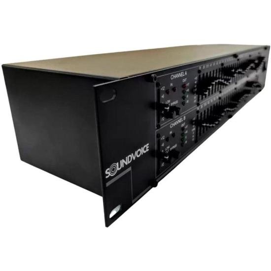 Equalizador Grafico Soundvoice EQ-231 por 1.199,99 à vista no boleto/pix ou parcele em até 12x sem juros. Compre na loja Mundomax!