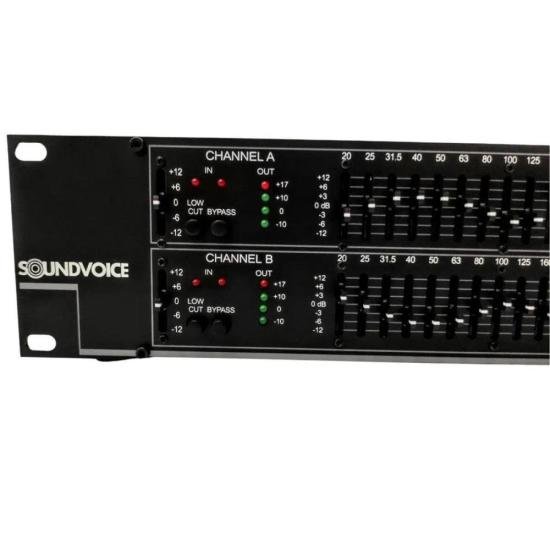 Equalizador Grafico Soundvoice EQ-231 por 1.199,99 à vista no boleto/pix ou parcele em até 12x sem juros. Compre na loja Mundomax!