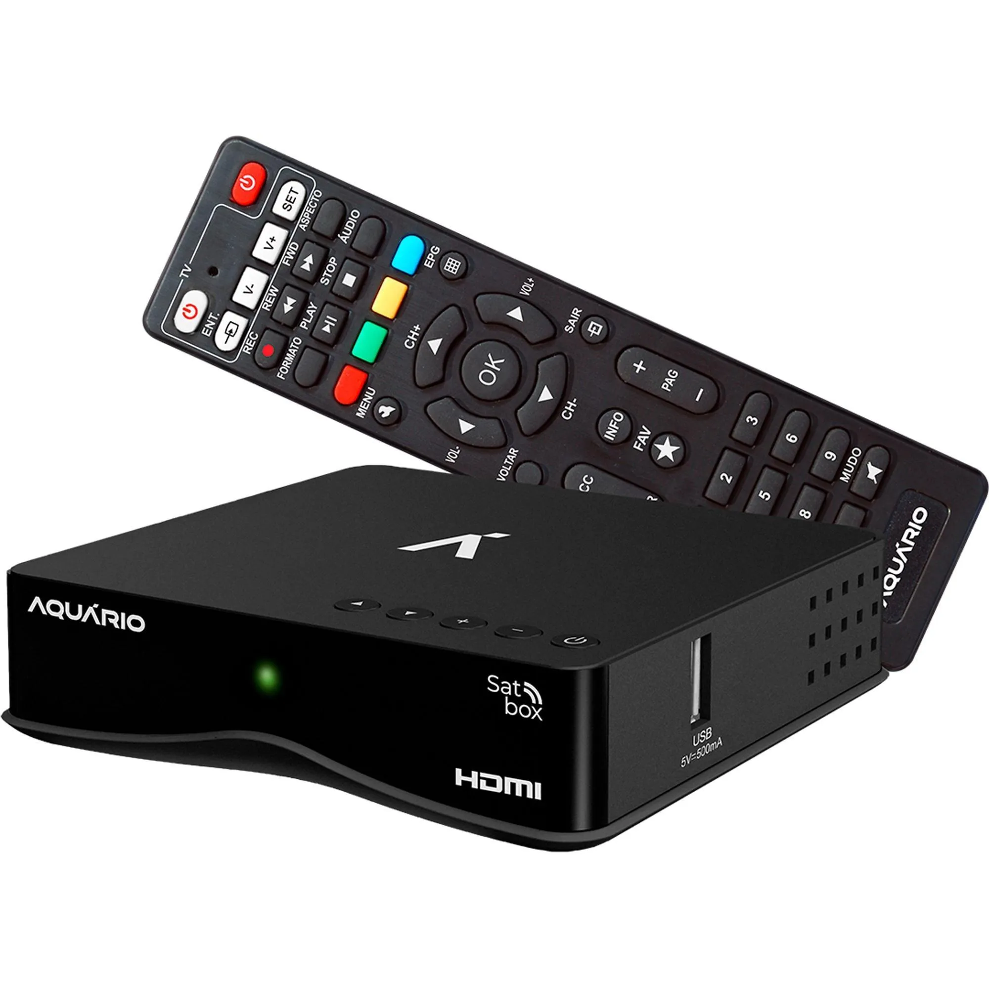 Receptor Para Tv Satbox Aquário DTH-9000 por 280,99 à vista no boleto/pix ou parcele em até 10x sem juros. Compre na loja Mundomax!