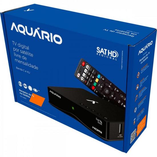 Receptor Para Tv Satbox Aquário DTH-9000 por 163,00 à vista no boleto/pix ou parcele em até 6x sem juros. Compre na loja Mundomax!