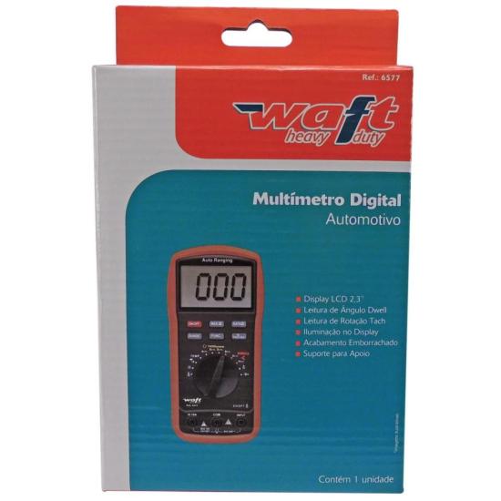 Multímetro Digital Automotivo Waft por 151,00 à vista no boleto/pix ou parcele em até 6x sem juros. Compre na loja Mundomax!