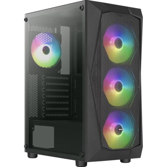 Gabinete Gamer Aerocool Falcon-A V2 Preto ARGB Lateral Acrílico por 310,19 à vista no boleto/pix ou parcele em até 10x sem juros. Compre na loja Aerocool!