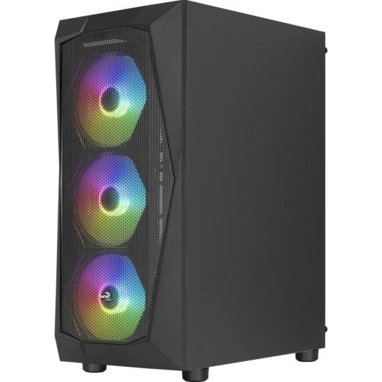 Gabinete Gamer Aerocool Falcon-A V2 Preto ARGB Lateral Acrílico por 310,19 à vista no boleto/pix ou parcele em até 10x sem juros. Compre na loja Aerocool!