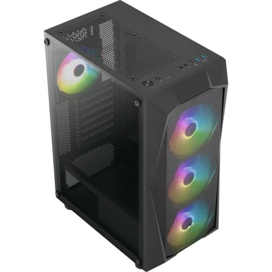 Gabinete Gamer Aerocool Falcon-A V2 Preto ARGB Lateral Acrílico por 310,19 à vista no boleto/pix ou parcele em até 10x sem juros. Compre na loja Aerocool!