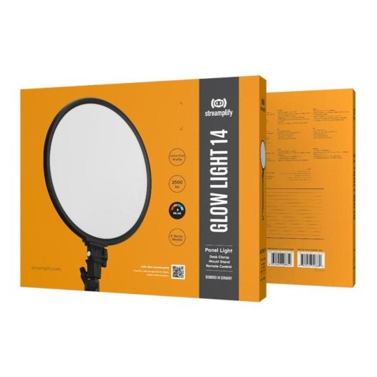 Painel de Luz Streamplify Glow Light 14 por 599,90 à vista no boleto/pix ou parcele em até 10x sem juros. Compre na loja Streamplify!