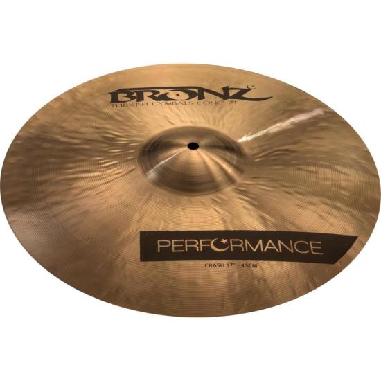 Prato Crash 17\" Bronz Performance Series por 1.049,99 à vista no boleto/pix ou parcele em até 12x sem juros. Compre na loja Mundomax!