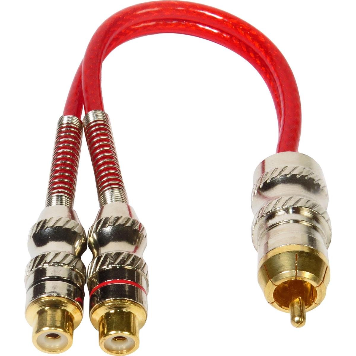 Cabo Blindado Y 2FX1M 20cm Vermelho Storm - Mundomax