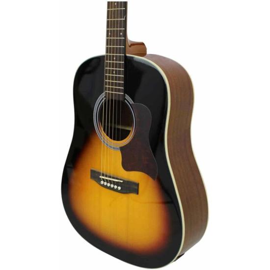 Violão Giannini Perform GSS Plus Eletroacústico Aço Vintage Sunburst por 1.057,00 à vista no boleto/pix ou parcele em até 12x sem juros. Compre na loja Mundomax!