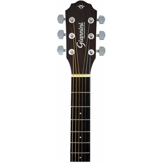 Violão Giannini Perform GGC Plus Eletroacústico Aço Natural Satin por 897,00 à vista no boleto/pix ou parcele em até 10x sem juros. Compre na loja Mundomax!