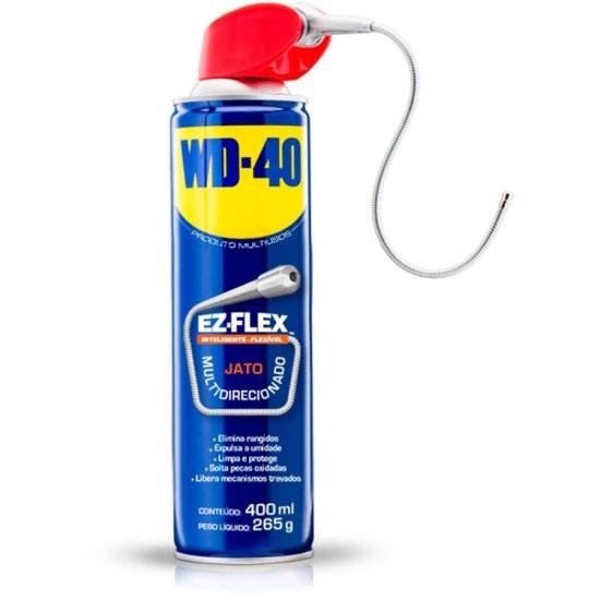 Spray 400ml WD40 Ez-flex - Caixa Fechada por 442,00 à vista no boleto/pix ou parcele em até 10x sem juros. Compre na loja Mundomax!