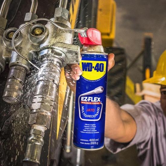 Spray 400ml WD40 Ez-flex - Caixa Fechada por 442,00 à vista no boleto/pix ou parcele em até 10x sem juros. Compre na loja Mundomax!