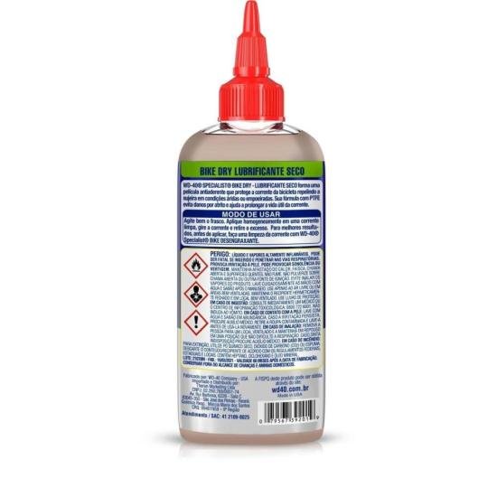 Lubrificante Seco 110ml WD40 Bike Dry - Caixa Fechada por 1.175,00 à vista no boleto/pix ou parcele em até 12x sem juros. Compre na loja Mundomax!