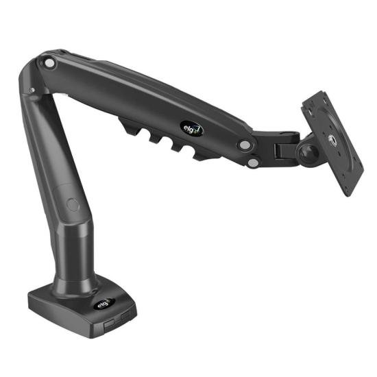 Suporte Para Monitor Articulado de Mesa 17-35\" ELG F80N por 301,00 à vista no boleto/pix ou parcele em até 10x sem juros. Compre na loja Mundomax!