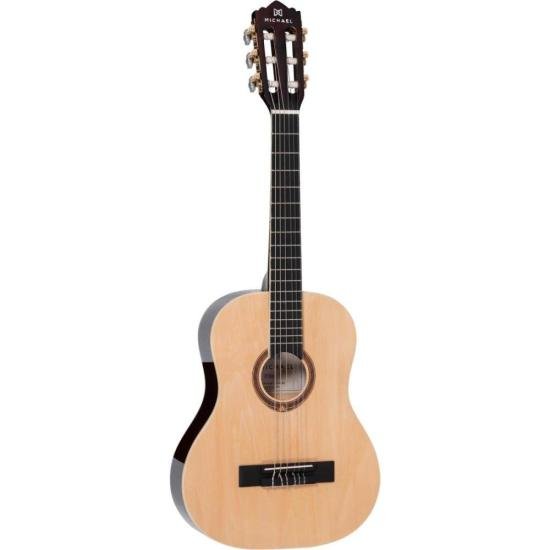 Violão Infantil Michael Go Play VM09E Natural por 391,00 à vista no boleto/pix ou parcele em até 10x sem juros. Compre na loja Mundomax!