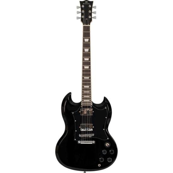 Guitarra Michael SG Hammer GM850N Preta por 2.042,00 à vista no boleto/pix ou parcele em até 12x sem juros. Compre na loja Mundomax!