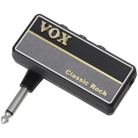 Descubra o amPLUG, o amplificador de fone de ouvido VOX de maior sucesso mundial. Sua segunda geração apresenta circuito analógico reformulado para um som ainda mais claro e presente. Experimente a autêntica distorção valvulada e desfrute de 3 modos de amp de BLUES, 9 efeitos e controles personalizáveis. Compacto, dobrável e compatível com qualquer guitarra. Compre agora