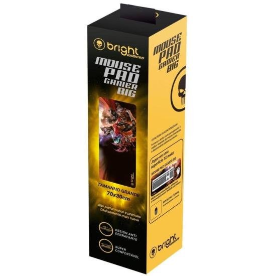 Mouse Pad Gamer Bright Big Legend por 38,99 à vista no boleto/pix ou parcele em até 1x sem juros. Compre na loja Mundomax!