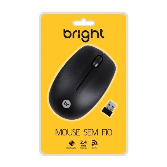 Mouse Sem Fio Bright 0404 por 35,00 à vista no boleto/pix ou parcele em até 1x sem juros. Compre na loja Mundomax!