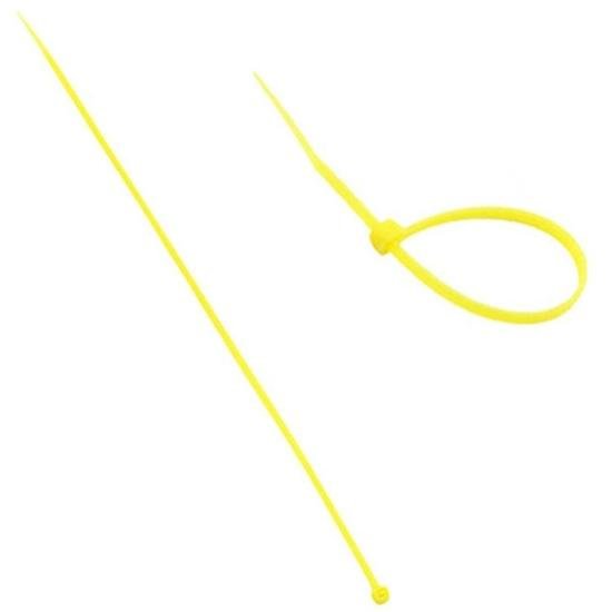 Braçadeira Nylon 2,5x100mm Color Amarela Brasfort - 50 und por 7,00 à vista no boleto/pix ou parcele em até 1x sem juros. Compre na loja Mundomax!