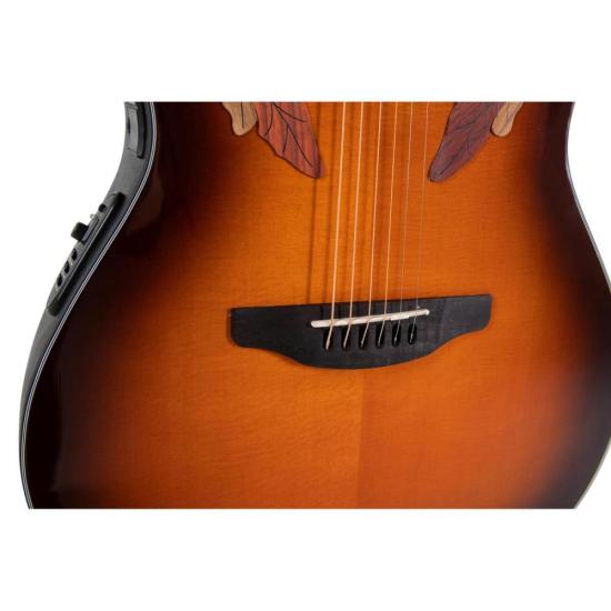 Violão Elétrico Ovation Celebrity Elite CE44-I-G Mid Cutway Sunburst Com por 8.552,99 à vista no boleto/pix ou parcele em até 12x sem juros. Compre na loja Mundomax!