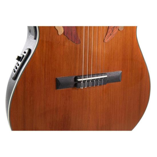 Violão Elétrico Ovation MS Classic Nylon CE44C-4A-G Mid Cutway Natural por 9.990,00 à vista no boleto/pix ou parcele em até 12x sem juros. Compre na loja Mundomax!
