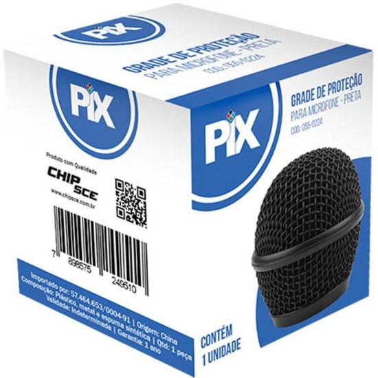 Globo Para Microfone 055-0223 Preto Pix por 22,00 à vista no boleto/pix ou parcele em até 1x sem juros. Compre na loja Mundomax!