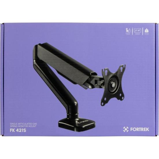 Suporte Articulado Para Monitor com Pistão a Gás Fortrek FK 421S 17”-32\" por 247,20 à vista no boleto/pix ou parcele em até 9x sem juros. Compre na loja Fortrek!