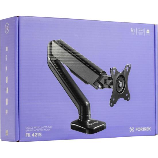 Suporte Articulado Para Monitor com Pistão a Gás Fortrek FK 421S 17”-32\" por 247,20 à vista no boleto/pix ou parcele em até 9x sem juros. Compre na loja Fortrek!