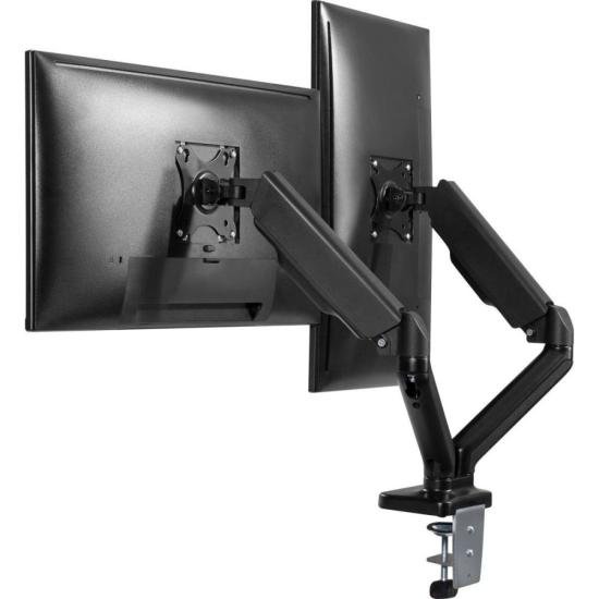 Suporte Articulado Para Dois Monitores com Pistão a Gás Fortrek FK 441S por 430,00 à vista no boleto/pix ou parcele em até 10x sem juros. Compre na loja Fortrek!