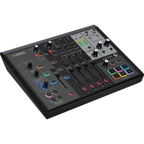 Mesa De Som Yamaha AG08 Streaming Preta por 4.399,00 à vista no boleto/pix ou parcele em até 12x sem juros. Compre na loja Mundomax!