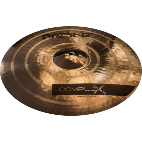 Prato Crash 17\" Bronz Complex Series B20 por 1.029,99 à vista no boleto/pix ou parcele em até 12x sem juros. Compre na loja Mundomax!