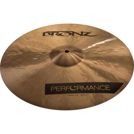 Prato Crash 18\" Bronz Performance Series por 1.259,99 à vista no boleto/pix ou parcele em até 12x sem juros. Compre na loja Mundomax!