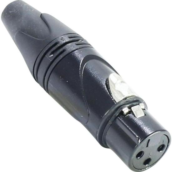 Conector XLR(F) 3 Pólos Datalink Preto por 113,99 à vista no boleto/pix ou parcele em até 4x sem juros. Compre na loja Mundomax!