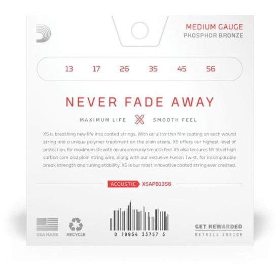 Encordoamento Violão Aço Revestido .013-.056 XS Phosphor Bronze por 162,00 à vista no boleto/pix ou parcele em até 6x sem juros. Compre na loja Mundomax!